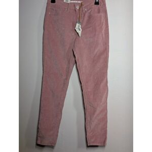 NWT AMERICAN RAG 7 DUSTY ROSE PINK SUPER SKINNY HIGH RISE CORDUROY STRETCH JEANS